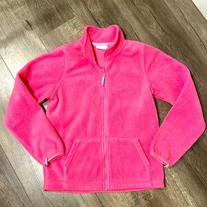 Children’s Place size XL 14 pink Fleece zip up jacket.  Excellent condition